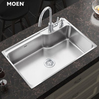 MOEN 摩恩 22178+GN60201 水槽单槽套装