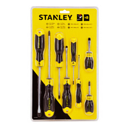 史丹利（Stanley）螺丝刀工具套装 铬钒钢胶柄螺丝批8件套 STHT92004-8 *3件