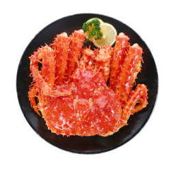 鲜京采 熟冻智利帝王蟹海鲜礼盒 2.4-2.8斤