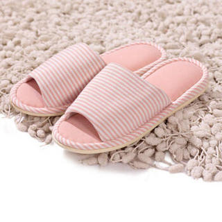 FUANNA 富安娜 棉拖鞋 ( 粉色、240 )