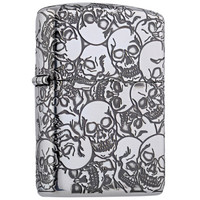 ZIPPO 之宝 ZBT-3-46a 氧化镜面蚀刻 防风火机 死亡之谷银色