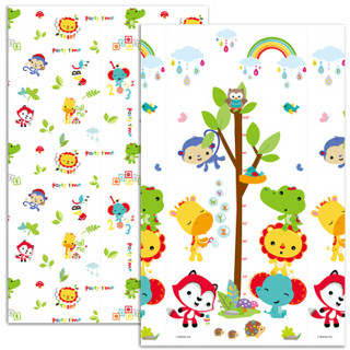 Fisher-Price 费雪 双面XPE拼接宝宝爬爬垫 量身高图案  60*60*2cm（6片）