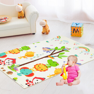 Fisher-Price 费雪 双面XPE拼接宝宝爬爬垫 量身高图案  60*60*2cm（6片）