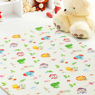 Fisher-Price 费雪 双面XPE拼接宝宝爬爬垫 量身高图案  60*60*2cm（6片）