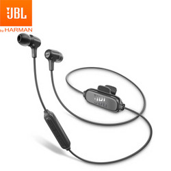 JBL E25bt 蓝牙挂颈入耳式耳机 黑色