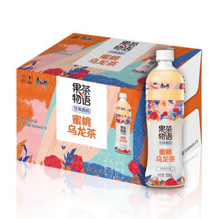 康师傅 果茶物语 蜜桃乌龙茶 500ml*15瓶