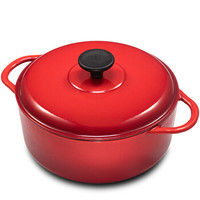 Jill May 铸味 珐琅锅 (红色、22cm)