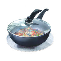 HIGHCOOK/韩库 黑金系列 不粘 炒锅 30cm