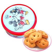 Disney 迪士尼 情意绵绵曲奇饼干礼盒 铁盒装 108g