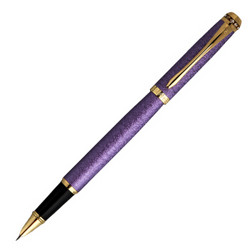 HERO 英雄 1520 绒砂多彩细尖铱金钢笔 紫色 *5件