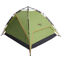 沃特曼Whotman 户外帐篷全自动速开免搭建3-4人野营露营帐篷双层防雨自驾游装备WZ1201