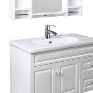 FAENZA 法恩莎 FPGM3616H-F 实木浴室柜 (浴室柜套装、实木、悬挂式、一体陶瓷盆)