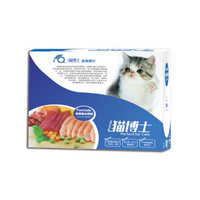 百利怡品 BELLYJOY 猫零食 猫湿粮 狗软包罐头金枪鱼+鸡肉 85g*12包 *4件