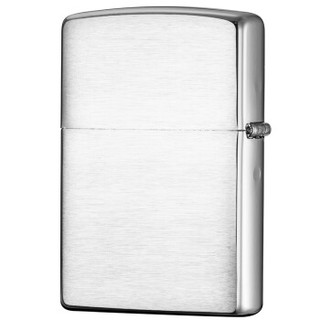 之宝(Zippo)打火机 打火机拉丝镀铬商标200 煤油防风火机
