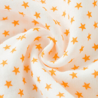 PurCotton 全棉时代 婴幼儿纱布手帕礼盒装 (25*25cm、青柠+橙星星+菠萝、3条装)