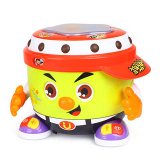 汇乐玩具 HUILE TOYS)DJ阿古788儿童电动声光手拍鼓/音乐唱歌跳舞机器人玩具塑料/彩色
