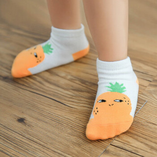 9i9 久爱久 菠萝胶点 防滑地板袜 (6双装)