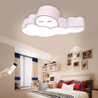 -lighting 雷士 NVC   Lighting照明 EJXK9064 led吸顶灯 遥控 (30w、无极调色、粉色)