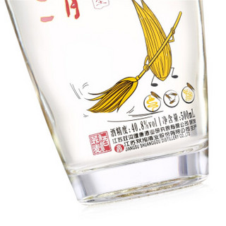 双沟 莜清 荞麦酒 40.8度 500ml*6瓶 整箱装