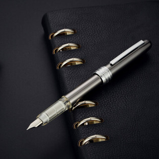 PLATINUM 白金 富士山 笔墨套装 (薄黑色、0.3mm、内含PGB-1000钢笔、瓶装墨水、吸墨器)