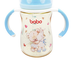 bobo 乐儿宝 婴儿PPSU宽口径奶瓶 (160ml、蓝色)