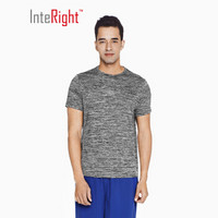 InteRight MY18A026 男士运动T恤 (麻灰色 XL码)