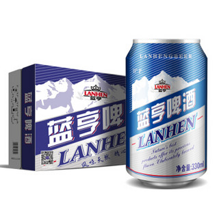 LANHENG 蓝亨 雪山啤酒 330ml*24听 *10件