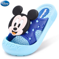 Disney 迪士尼 LT713 儿童凉拖鞋 (浅蓝、190mm/内长175mm)