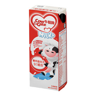 Cow&Gate 牛栏 Milk+牛奶饮品 4盒装 (180ml/盒、普通配方奶粉、3岁以上)