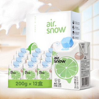  新希望 airsnow 轻爱常温酸奶青柠马蹄味 200g*12盒