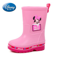 Disney 迪士尼 01w 儿童雨鞋 (浅粉 、29)
