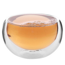 嘉鸿美居 空系列 50ml耐热双层玻璃茶杯6只装G018A透明 *3件