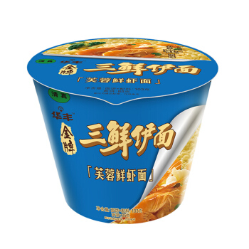  华丰 金牌三鲜伊面 芙蓉鲜虾面 85g/桶