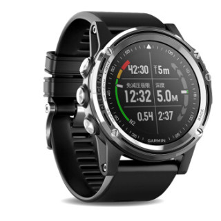 GARMIN 佳明 Descent Mk1 潜水电脑运动智能手表 Mk1潜水系列音通版 黑色/银白色