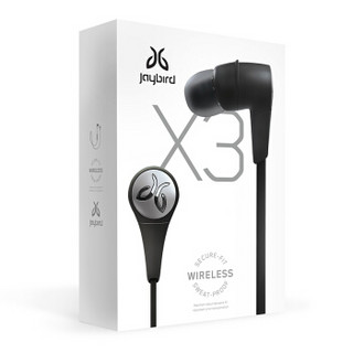  Jaybird X3 Wireless 蓝牙运动耳机 炫酷黑 动感轻跑套装1