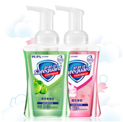 Safeguard 舒肤佳 泡沫洗手液 樱花225ml+苹果225ml *2件