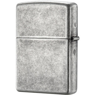 ZIPPO 之宝 打火机 仿古银-商标 镭射 121FBZL-A-000018