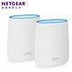 京东PLUS会员：NETGEAR 美国网件 Orbi Mini RBK20 AC2200M分布式路由器