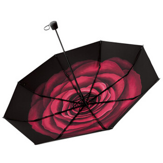 蕉下（BANANAUNDER）Black系列三折晴雨伞小黑伞防晒防紫外线遮阳伞 绒羽