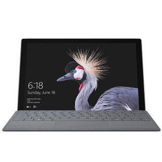 Microsoft 微软 Surface Pro 5 12.3英寸 Windows 二合一平板电脑 (2736*1824、酷睿i7、16GB、1TB、WiFi版、亮铂金)+键盘套装