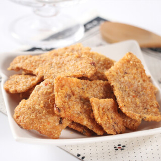 状元牌 鱼松黑莓果黑米脆饼 100g