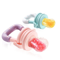 TEENUNIX 天美优客 婴儿食物咬咬袋 (白紫)