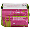 asana 阿莎娜 加拿大进口卫生护垫155mm30片 超薄透气纯棉亲肤抑菌抗菌姨妈巾