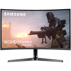 SAMSUNG 三星 C27JG52QQC 26.9英寸曲面显示器（2K、144Hz、1800R）