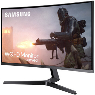 SAMSUNG 三星 C27JG52QQC 26.9英寸 显示器（2560×1440、144Hz、1800R）