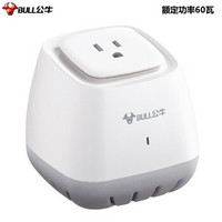 BULL 公牛 GN-P1W 1.8米变压器国内使用220V/110V互转额定功率60W