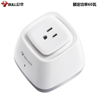 BULL 公牛 GN-P1W 1.8米变压器国内使用220V/110V互转额定功率60W