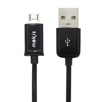 MOKIS 摩奇思 Micro USB 安卓接口手机数据线/充电线 1.2米 黑色