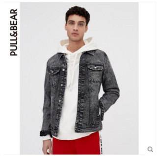 PULL&BEAR 05711533 黑色牛仔外套