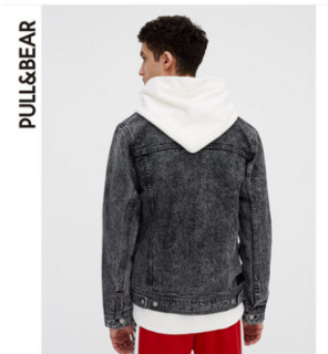 PULL&BEAR 05711533 黑色牛仔外套